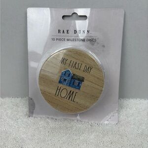 NIB Rae Dunn 10 Piece Milestone Discs-Made of Wood and Designed as Photo Props